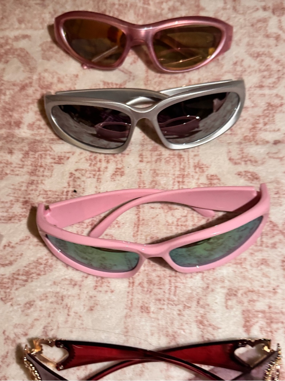 Pink Women's Sport Sunglasses - Pink Frame